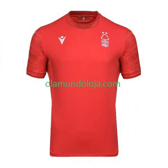 Camisola Nottingham Forest Homem Equipamento Primeiro 2022-2023 Manga Curta